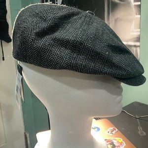 Brixton Grey Black Snap Cap